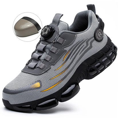 Indestructible Steel Toe Protective Safety Shoes Slip Resistant Abrasion Resistant Work Shoes Men Tough Comfortable Sneaker ﻿